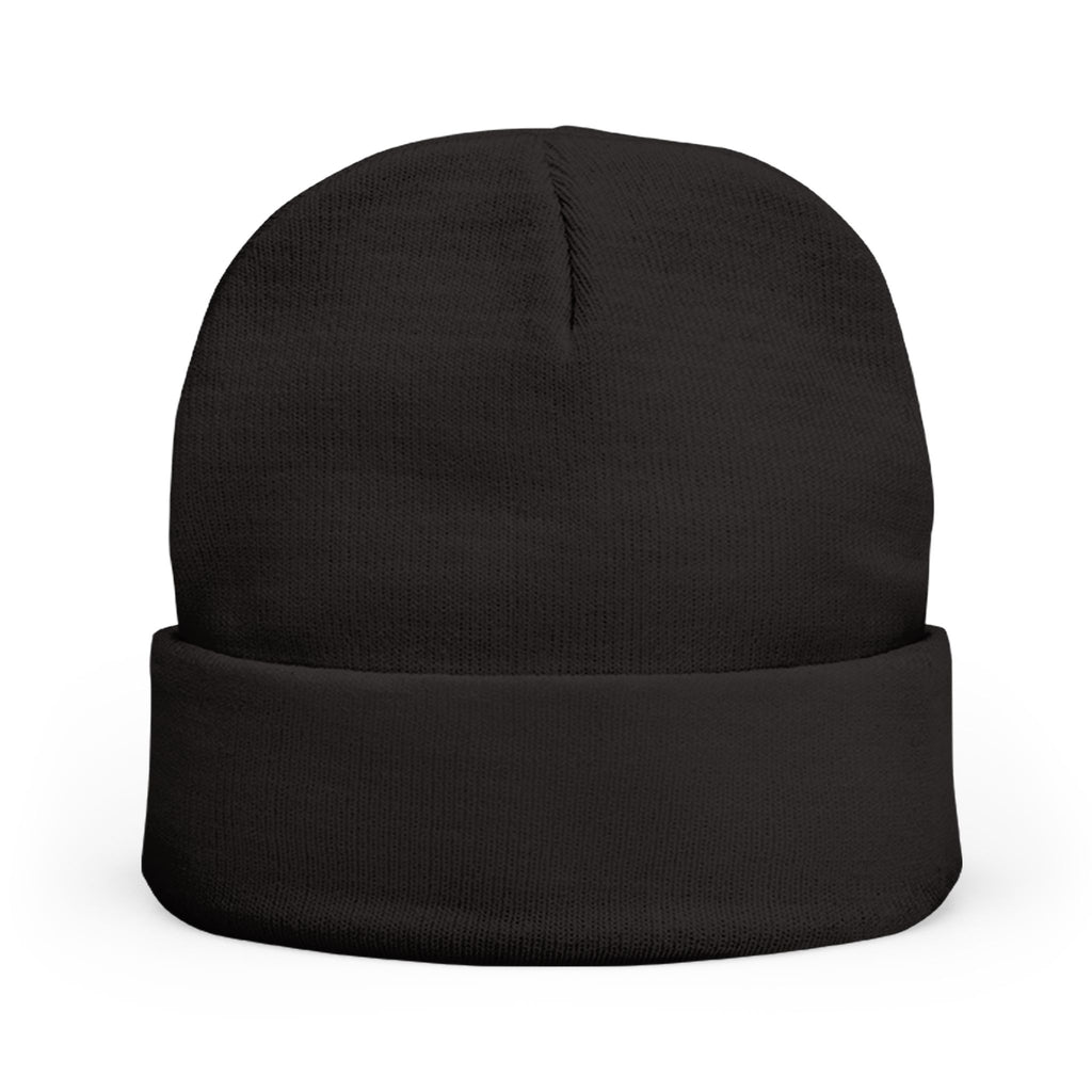 Embroidered 'Spirit Body Truth' Knit Beanie — Minimal Spiritual Winter Hat