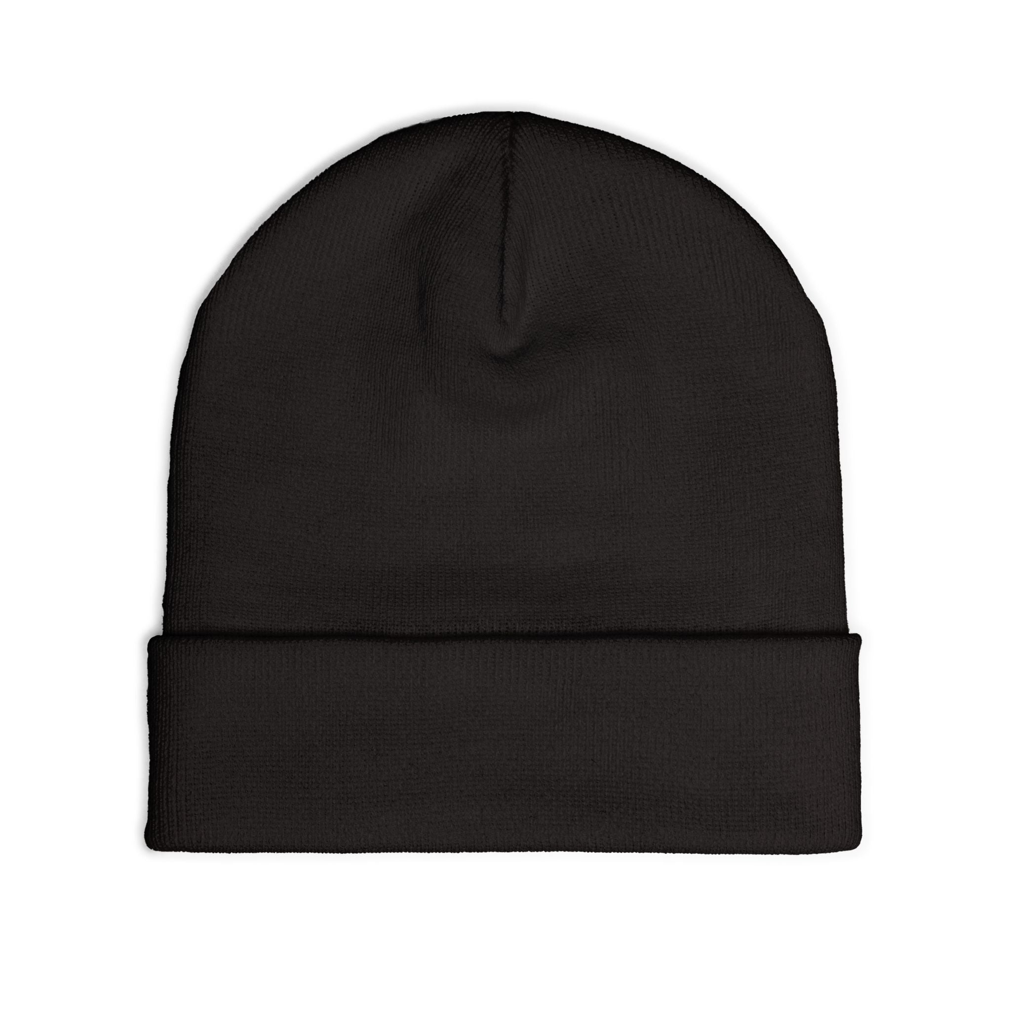 Embroidered 'Spirit Body Truth' Knit Beanie — Minimal Spiritual Winter Hat