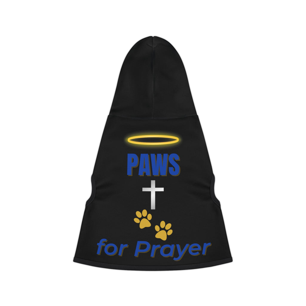 Cute Pet Hoodie - "Paws for Prayer" - Cozy Dog Sweater for Faithful Pet Owners